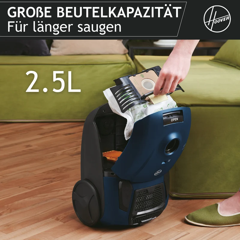 Hoover HE1 Bodenstaubsauger mit Beutel [HE110HM]