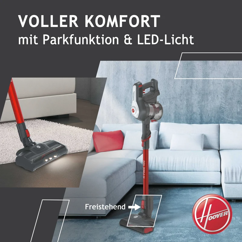 Hoover H-Free 100 PET Akku-Staubsauger [HF122GPT]