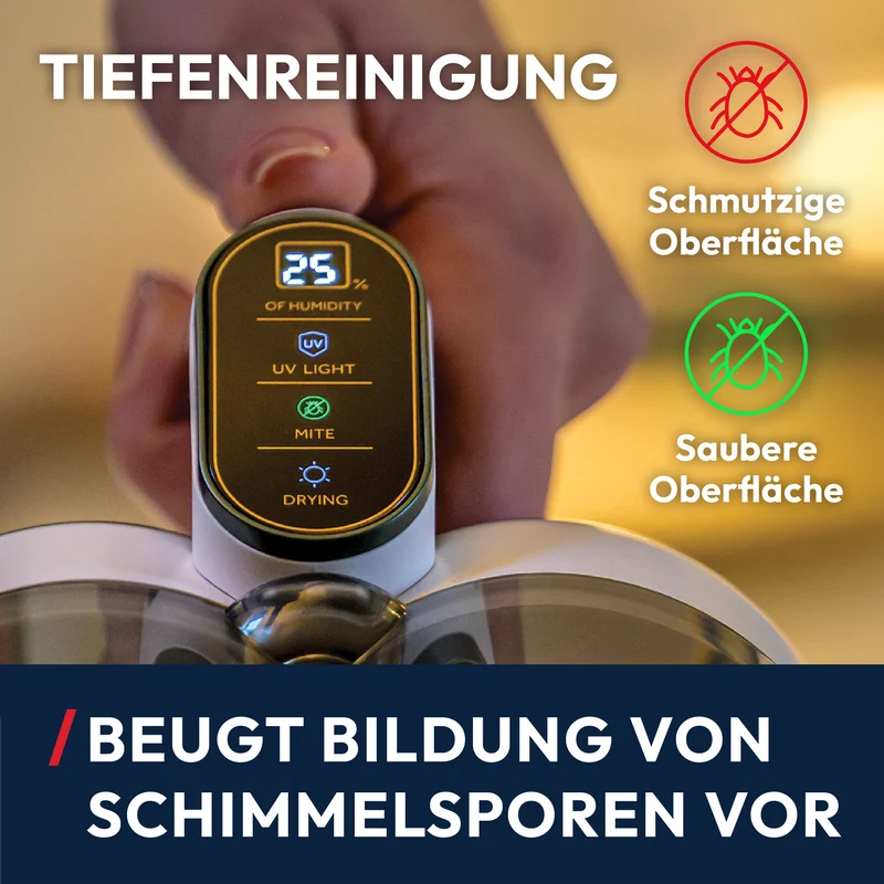 Hoover 4in1 Milbensauger [HMC510 Weiß]
