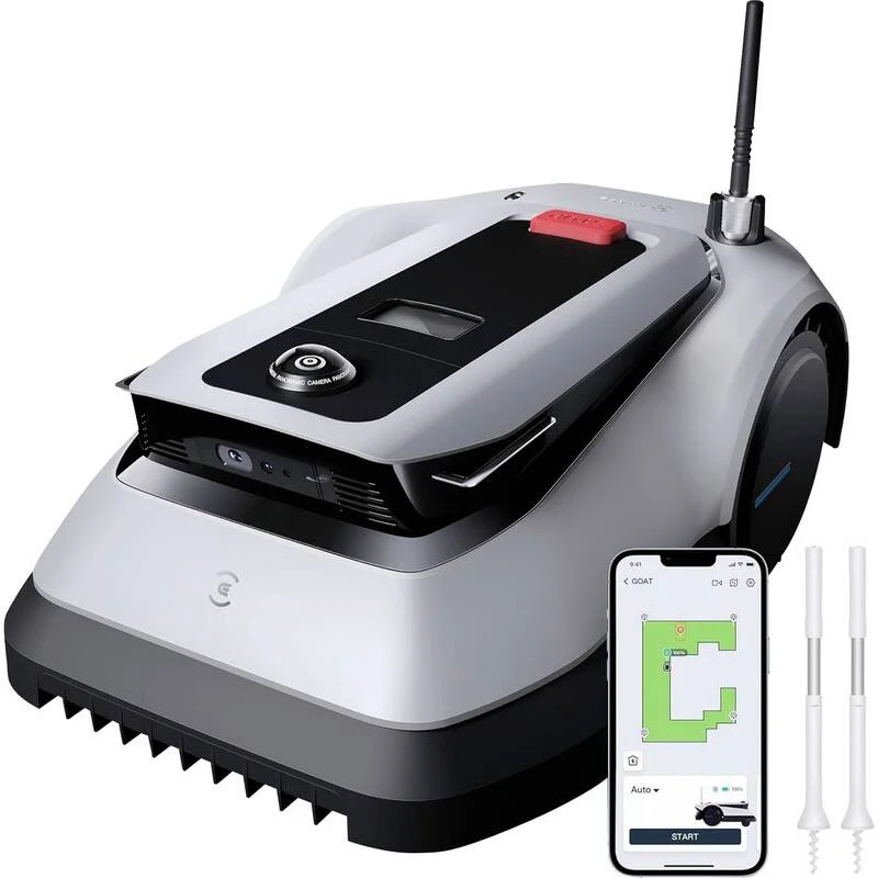 D-Ware ECOVACS GOAT G1-800 Mähroboter Rasenmäher Roboter Rasen IPX6 220mm Schnittbreite