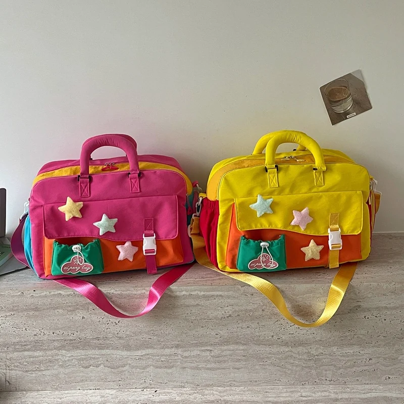 Stylische Mehrfarbige Reise-Wochenendtasche Karnz