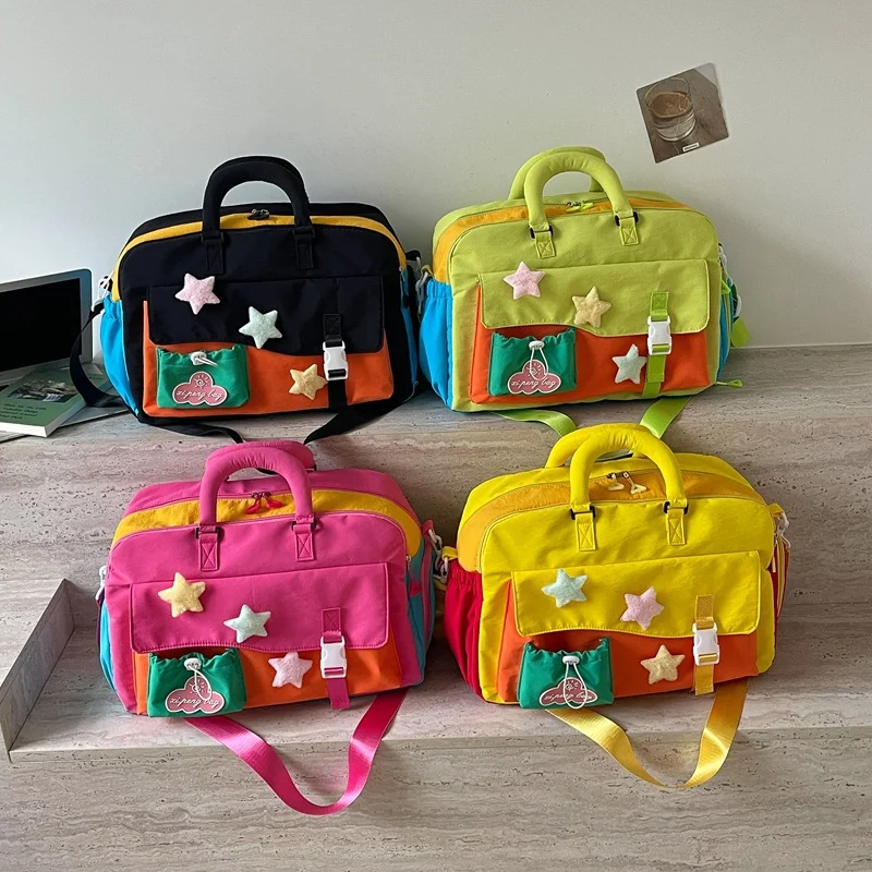 Stylische Mehrfarbige Reise-Wochenendtasche Karnz