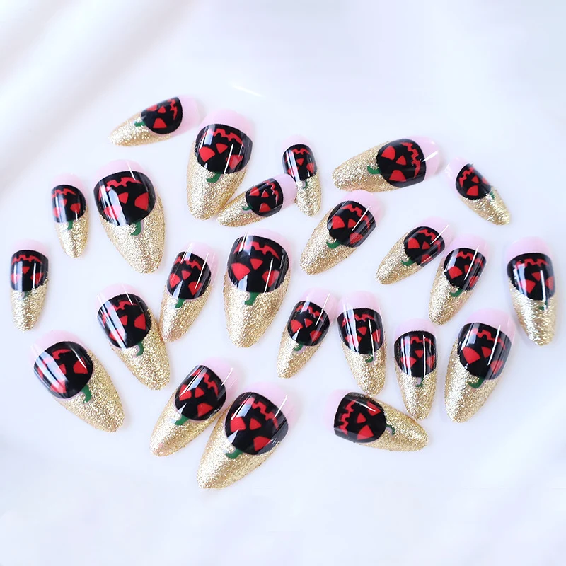Halloween-Themen Acrylic Nail Art Set Karnz