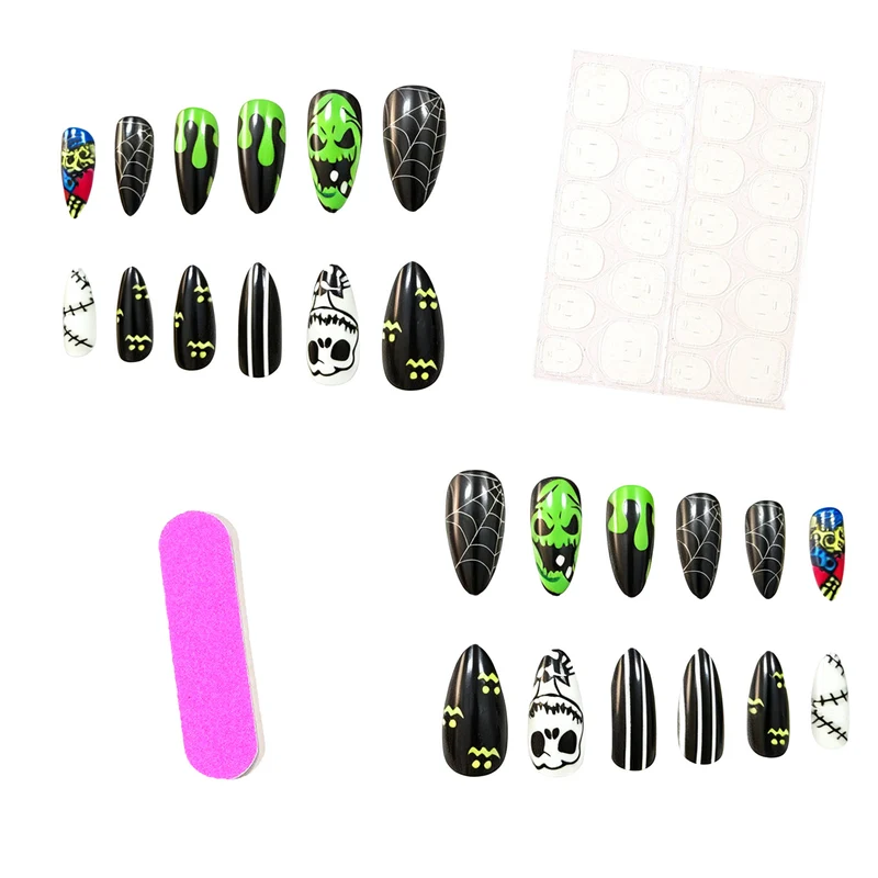 Halloween inspirierte Nagelkunst Karnz