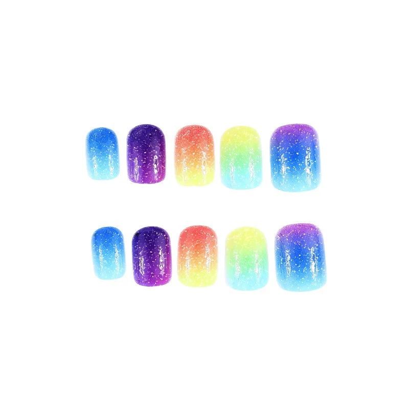 Gradient Glitter Nail Art Enhancements Karnz
