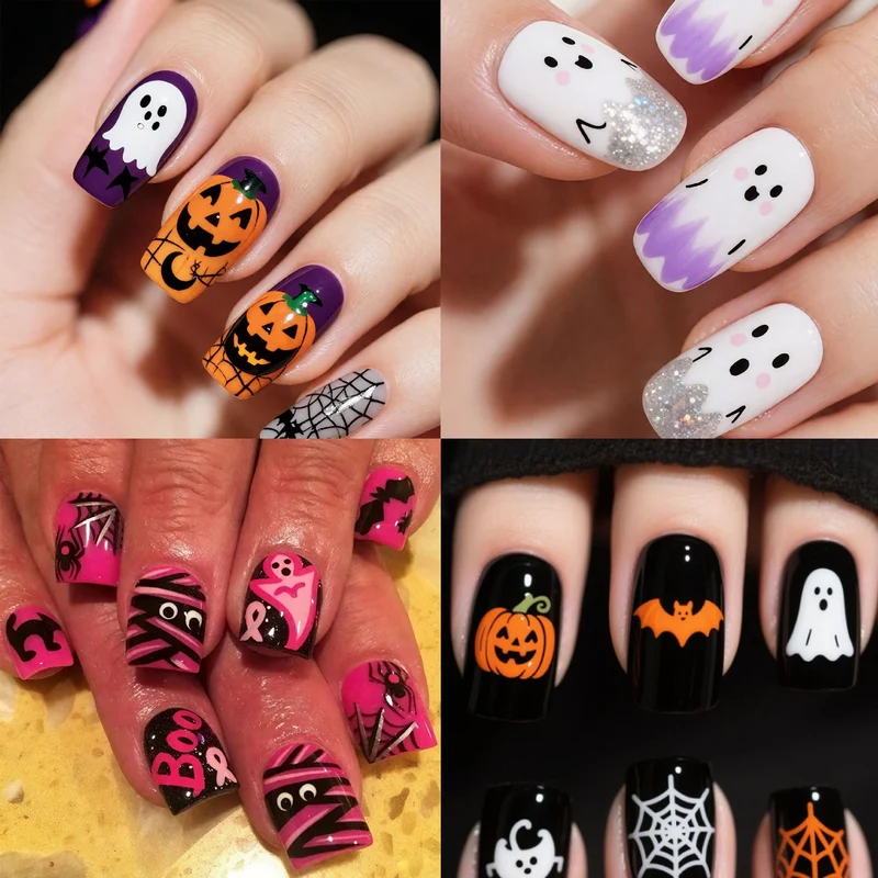 Gothic Floral Nagelkunst Design Karnz