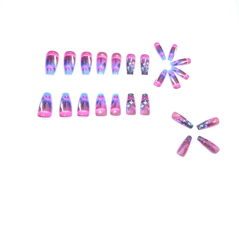 Glow-in-the-Dark Künstlerisches Nagelkunst Set Karnz