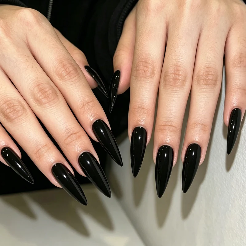 Glänzende Stiletto-Nagelverstärkungen Karnz 1789915940