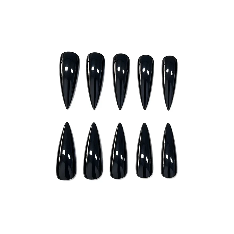 Glänzende Stiletto-Nagelverstärkungen Karnz 1789915940