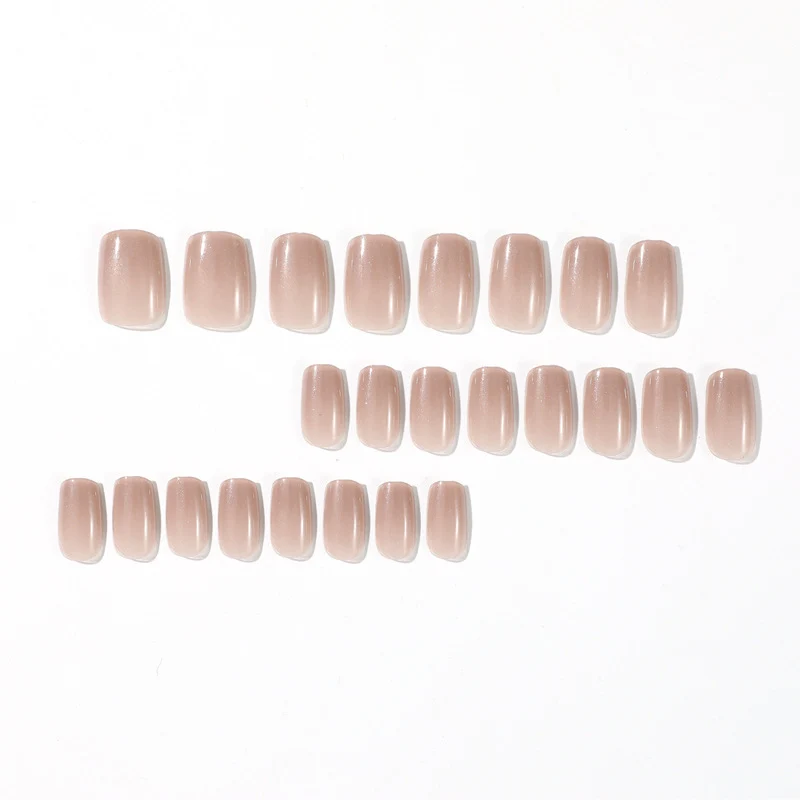 Glänzendes Nude-Gel-Nagel-Set Karnz