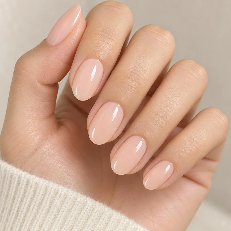 Glänzende natürliche Nagelvergrößerungen Karnz