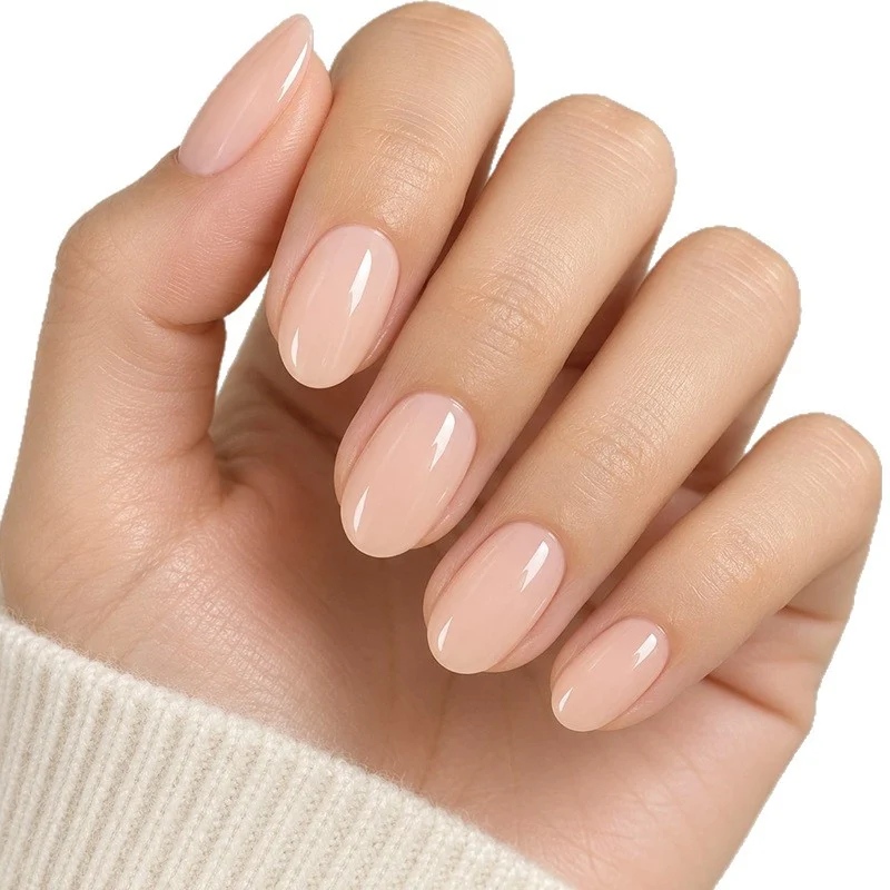 Glänzende natürliche Nagelvergrößerungen Karnz