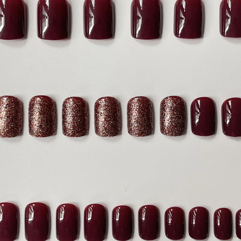 Glänzende Glitzerne Nagelkunst Verbesserungen Karnz