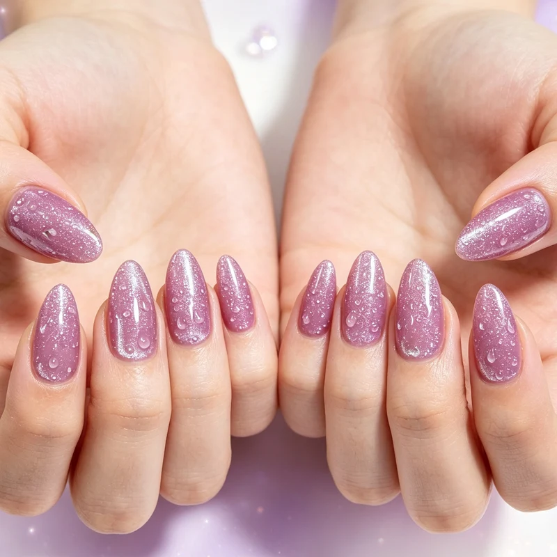 Glänzendes Gel-Nagelkunst Karnz