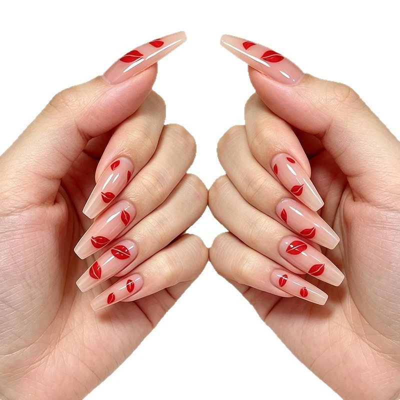 Glatte mandelförmige Nagelkunstverstärkungen Karnz