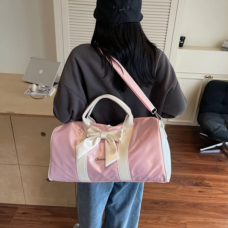 Elegante Schleifen-Akzent Duffel-Tasche Karnz