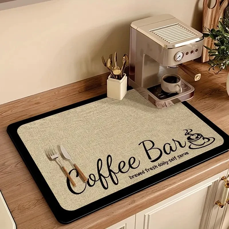 Kaffee-Thema Küchenmatte