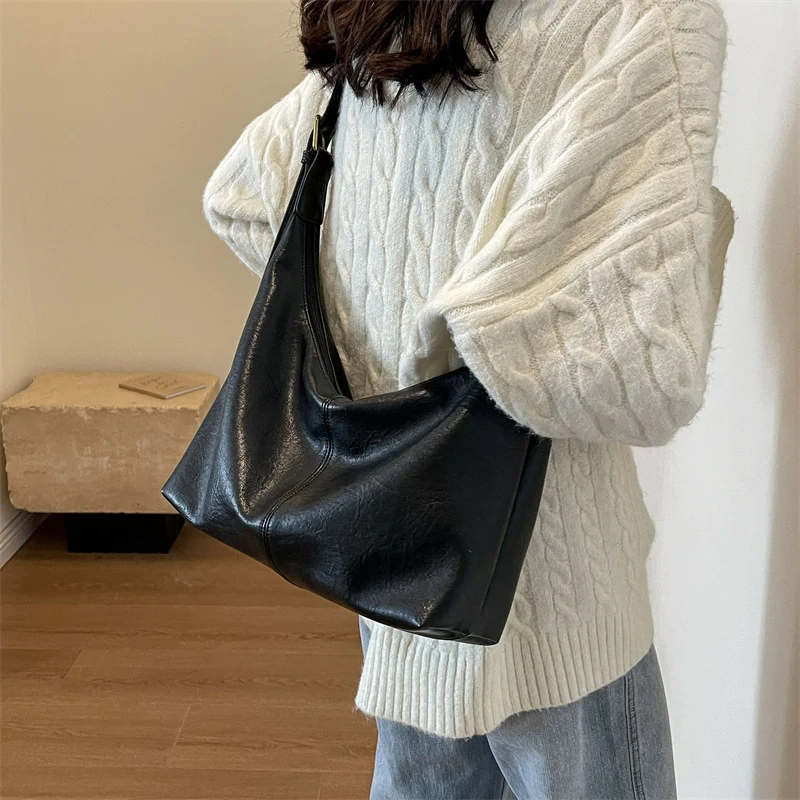 Weiche Leder Schultertasche