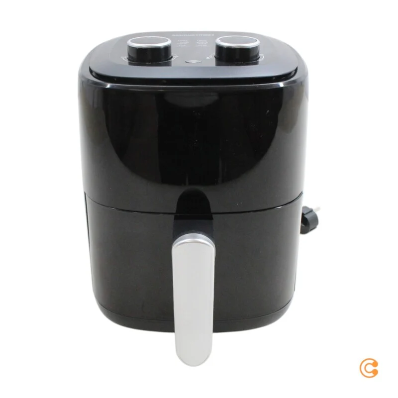 B-Ware GOURMETmaxx Heißluftfritteuse Heißluftofen Fritteuse Schwarz 3,1 Liter 1350 W
