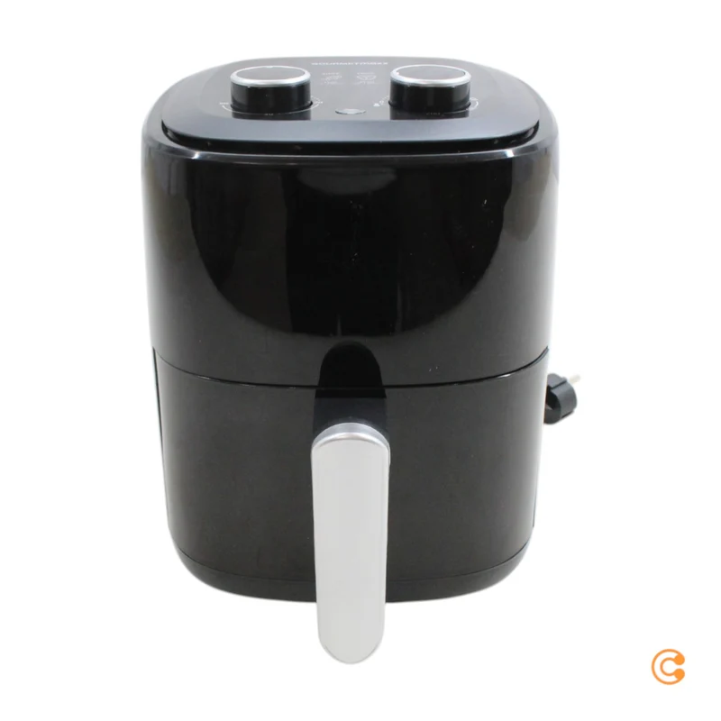 B-Ware GOURMETmaxx Heißluftfritteuse Heißluftofen Fritteuse Schwarz 3,1 Liter 1350 W