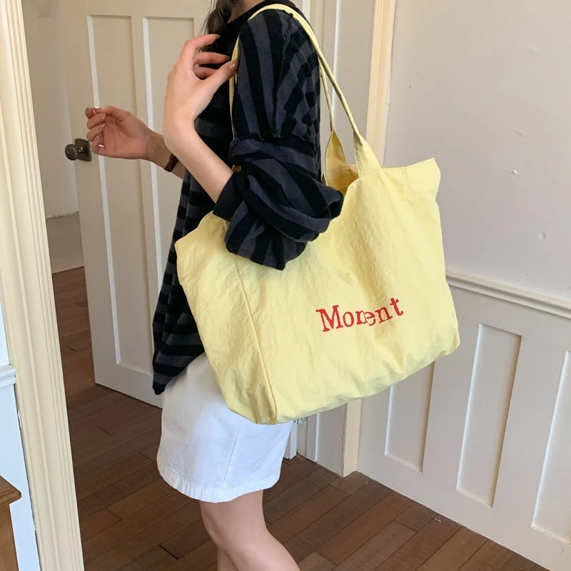 Geräumige Canvas-Shopper-Tasche