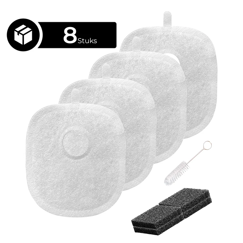 Zedar WF600 Filter - 8 stuks - Filter set voor drinkfontein