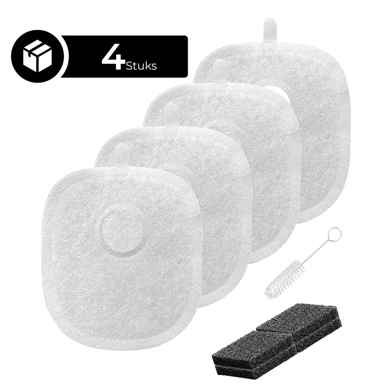 Zedar WF600 Filter - 4 stuks - Filter set voor drinkfontein