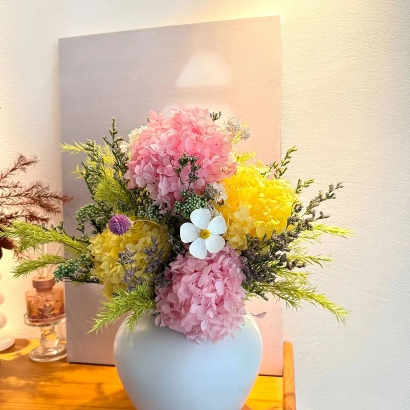 Dekorative Blumenast Anzeige