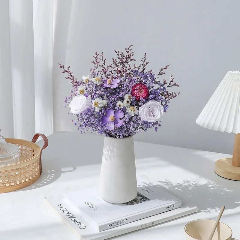 Dekorative florale Vase Anzeige