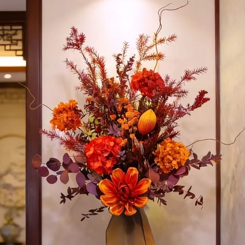 Dekorative Blumenvase Arrangement