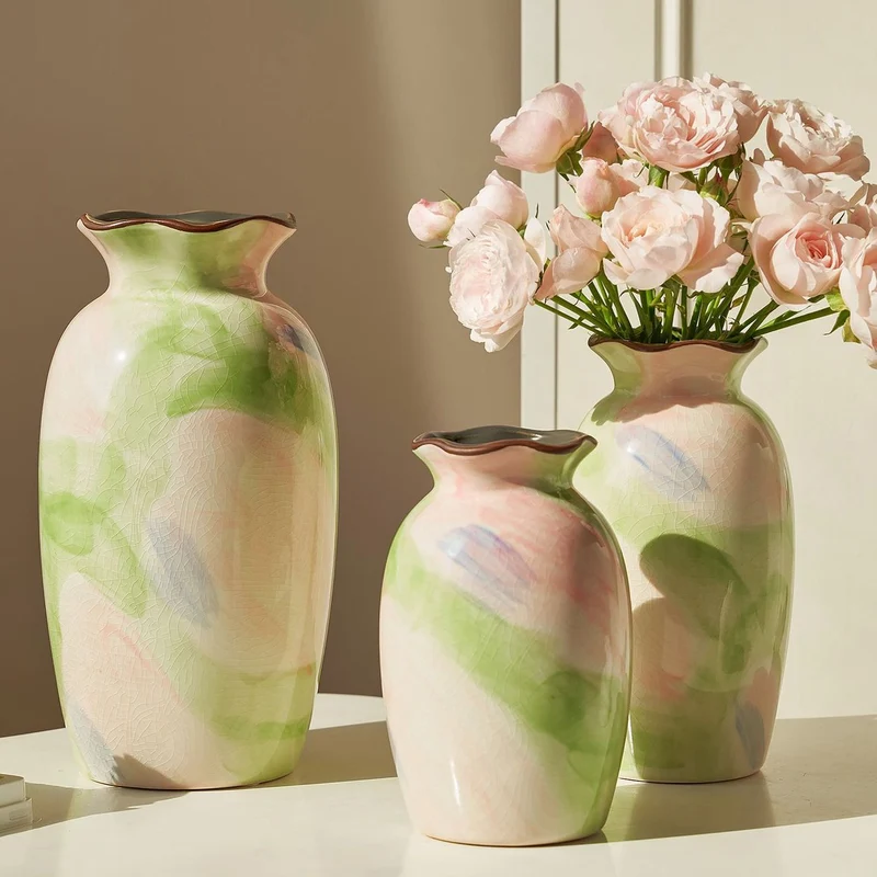 Künstlerische Keramik-Blumenvase