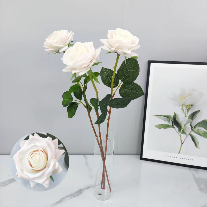 Künstlicher Blumen-Rosen-Stielstrauß