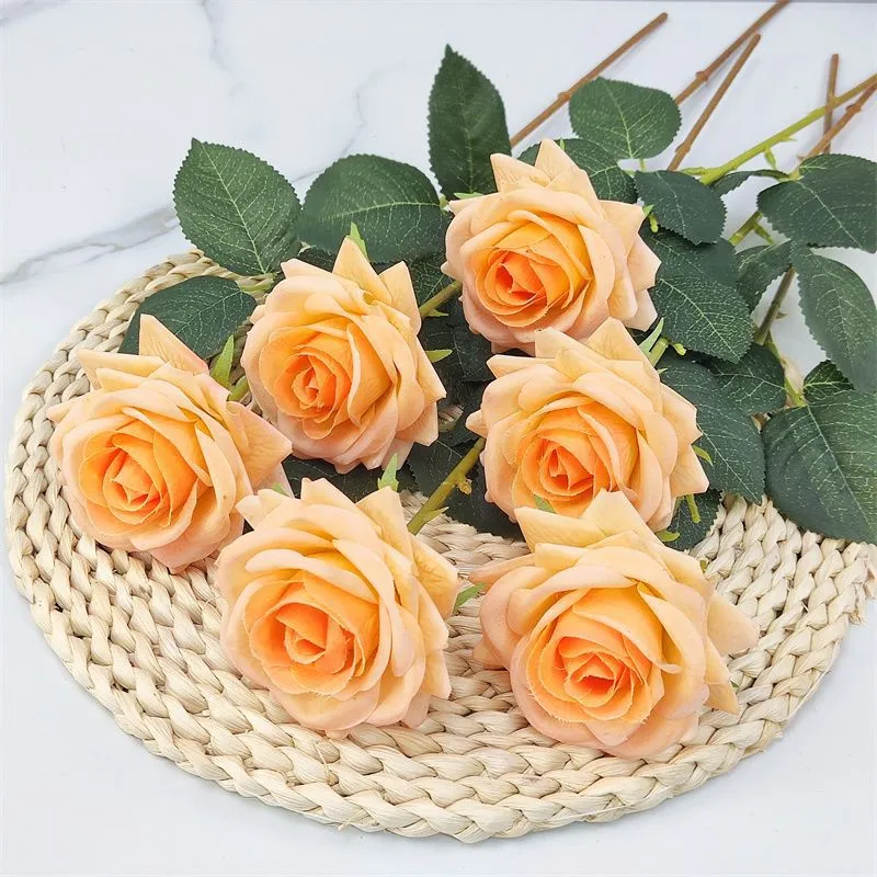 Künstlicher Blumen-Rosen-Stielstrauß