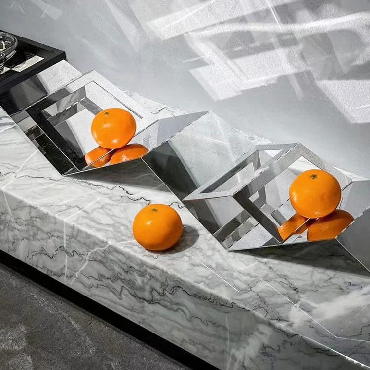 Moderne geometrische dekorative Obstschale
