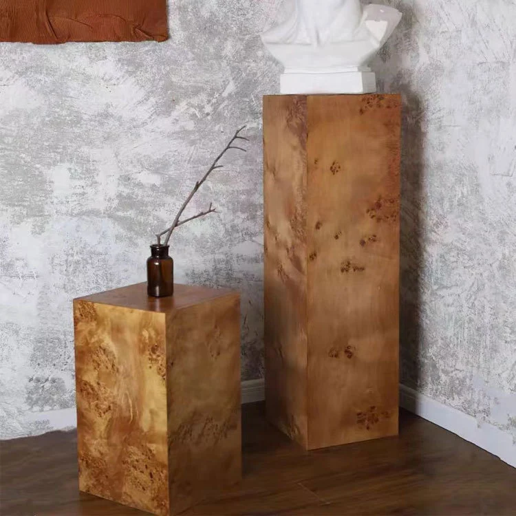 Moderner dekorativer Holzspeicher-Schrank