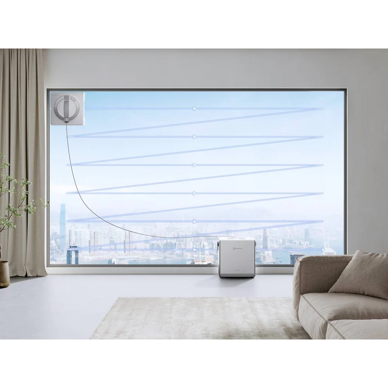 B-Ware Ecovacs Fensterreinigungsroboter Fensterputzroboter W2 Pro Omni Weiß Glas542