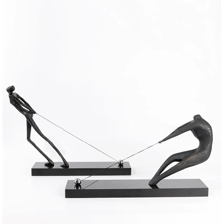 Elegante abstrakte figürliche Skulptur