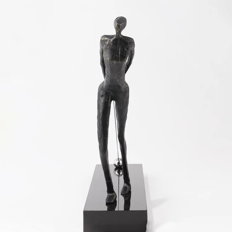 Elegante abstrakte figürliche Skulptur