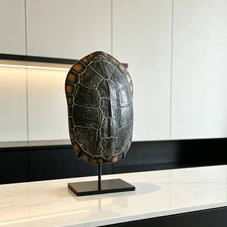 Dekorative Schildkrötenpanzer Skulptur