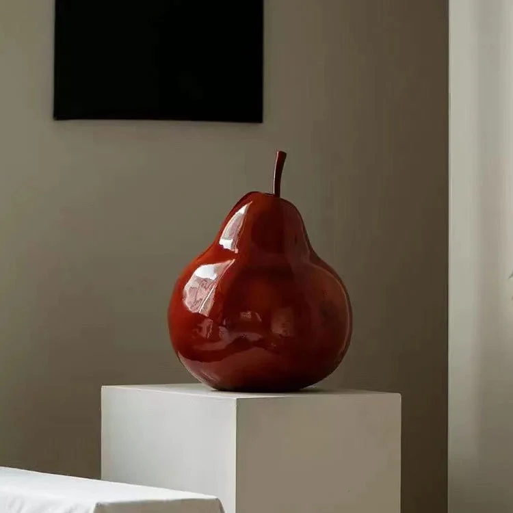 Dekorative birnenförmige Skulptur
