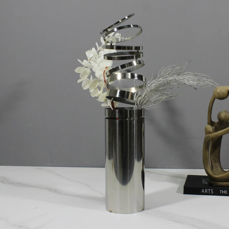 Abstrakte dekorative Spiral Skulptur