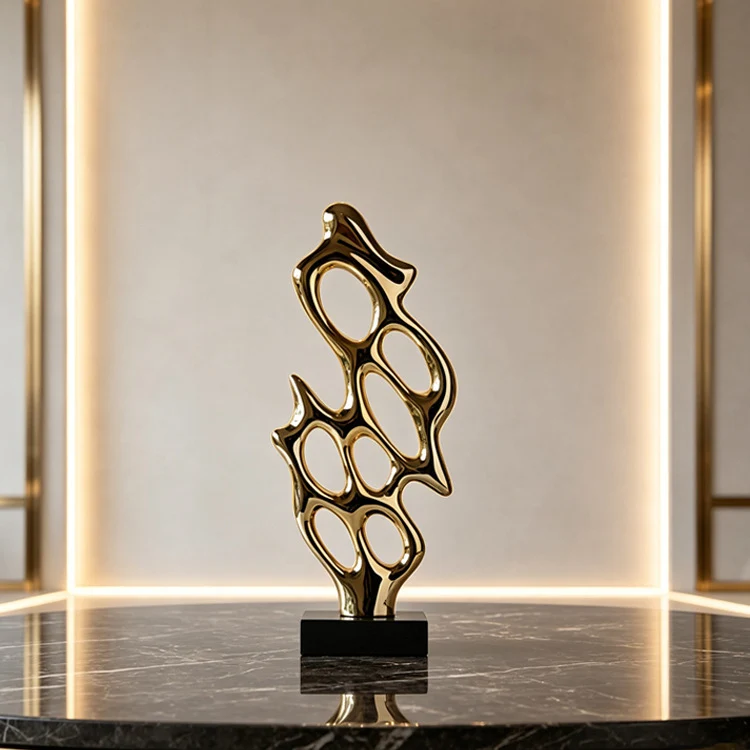 Elegante abstrakte dekorative Skulptur
