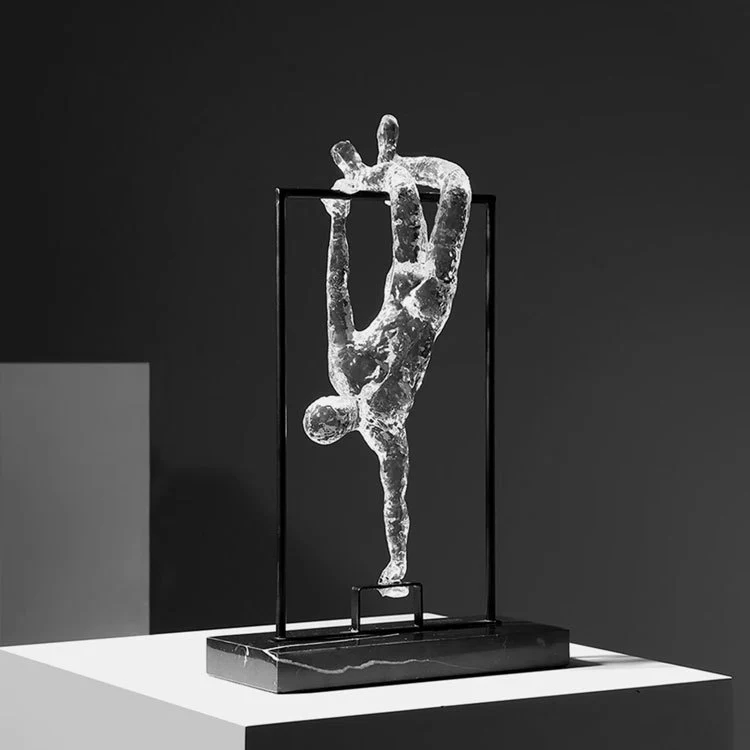 Abstrakte künstlerische Gymnastikskulptur