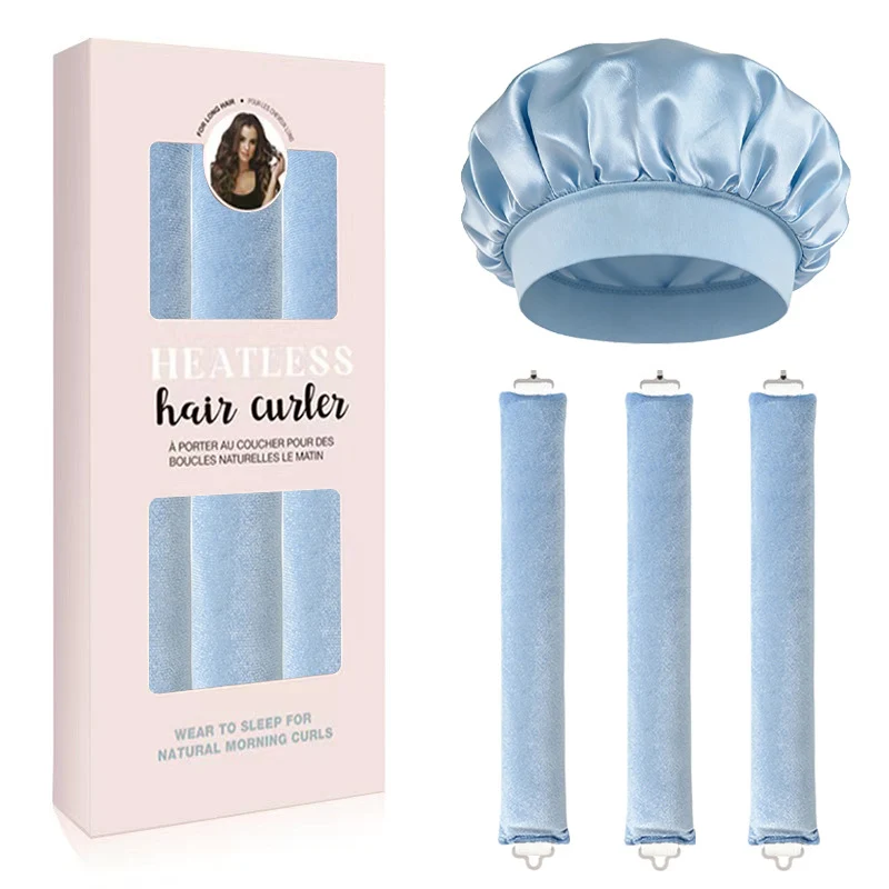 Satin Schlafmütze und Haarknäuel