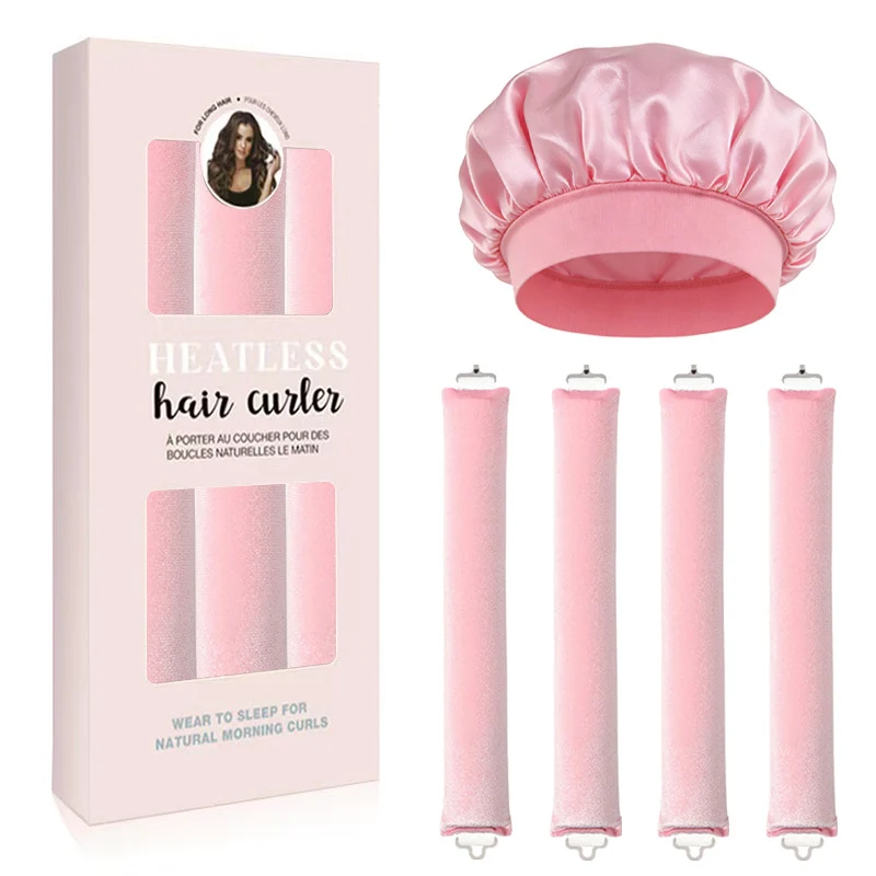 Satin Schlafmütze und Haarknäuel