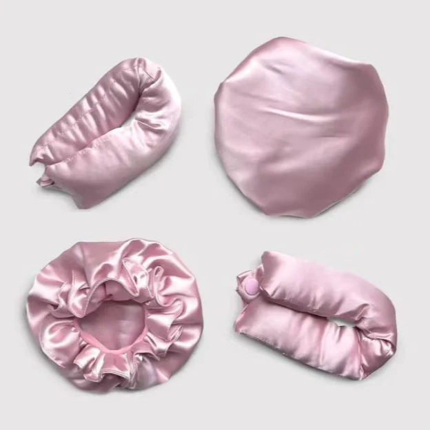 Satin Haar Lockenstab Set