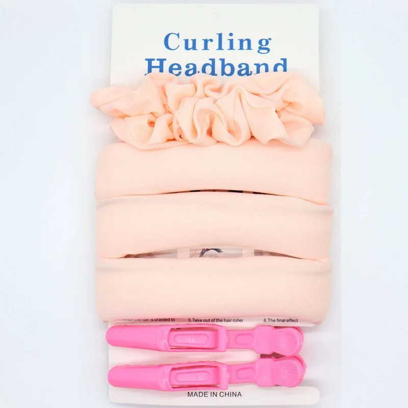 Hitzefreies Locken Stirnband Set