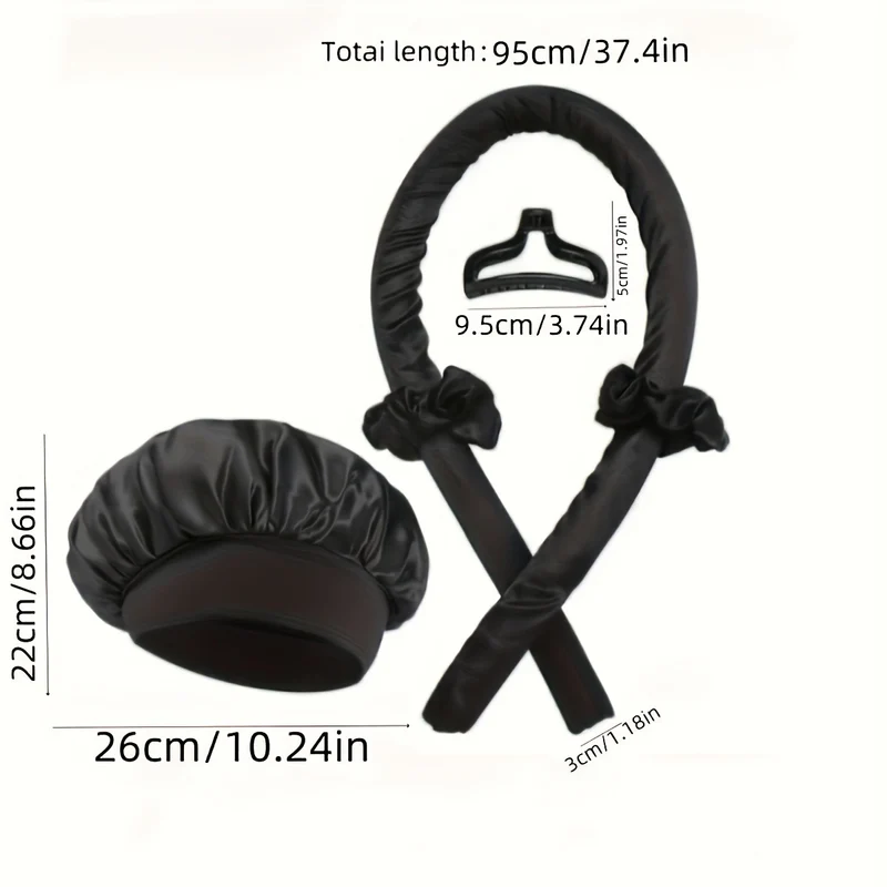 Satin-Haar-Wickel-Set