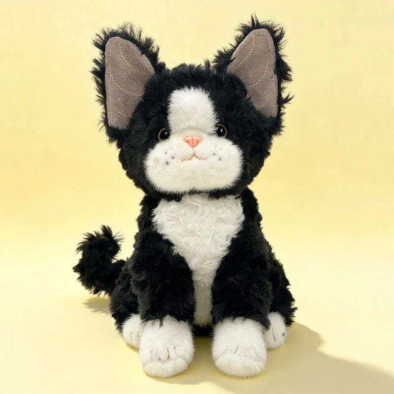 Plüsch Sitzender Tuxedo Katze Sammler Kuscheltier Karnz