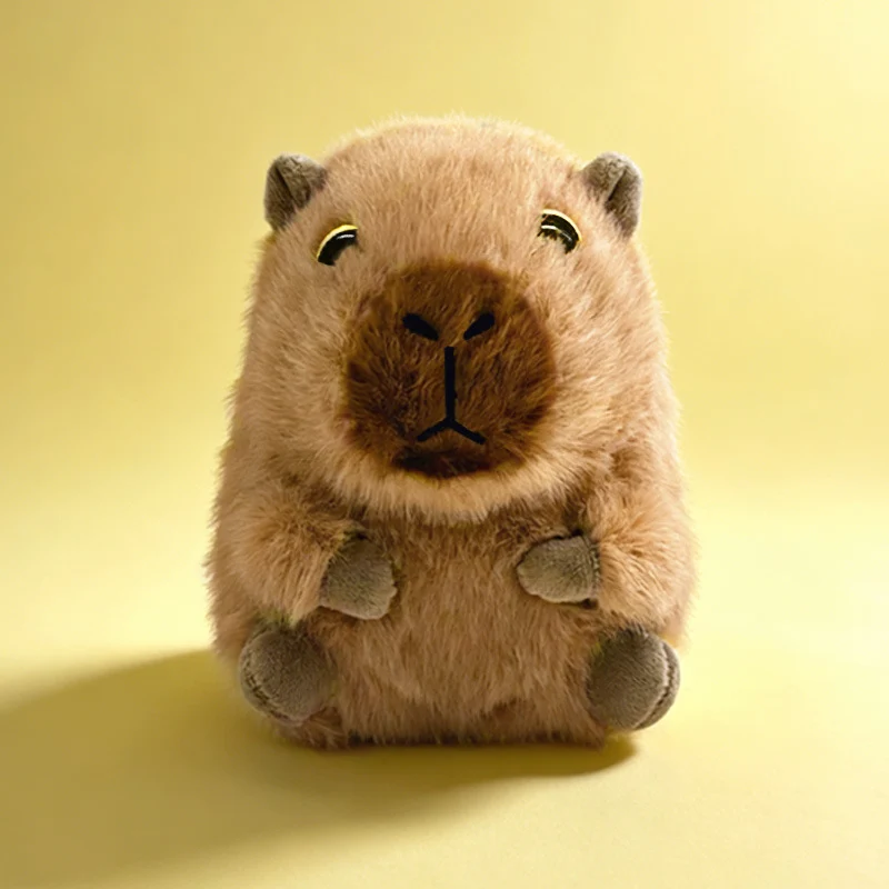 Plüsch Sitzender Dino Kuscheltier mit Ultra-Weichem Kunstpelz und Besticktem Gesicht Karnz